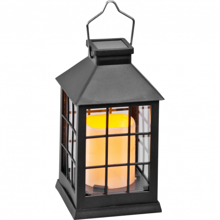 Lampi solare - Lampa solara pentru gradina sau terasa, efect flacara, 10.5x10.5x19 cm