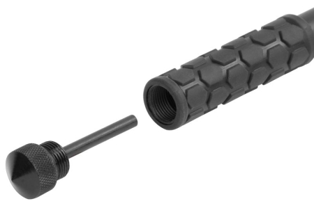 Lopata tactica pliabila multifunctionala, 8 functii, amnar pentru aprindere foc, spargator geam, husa transport, camping, pescuit si drumetii, 36 cm [5]