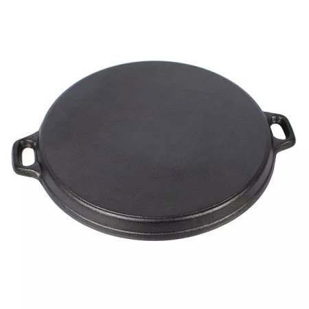 Plita fonta diametru 33 cm cu manere – distributie uniforma a caldurii, perfecta pentru aragaz si grill [2]