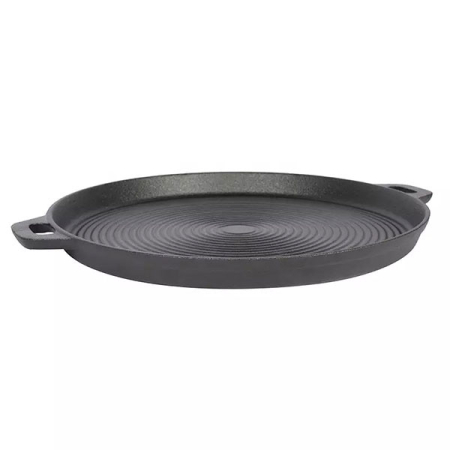 Plita fonta diametru 33 cm cu manere – distributie uniforma a caldurii, perfecta pentru aragaz si grill [1]