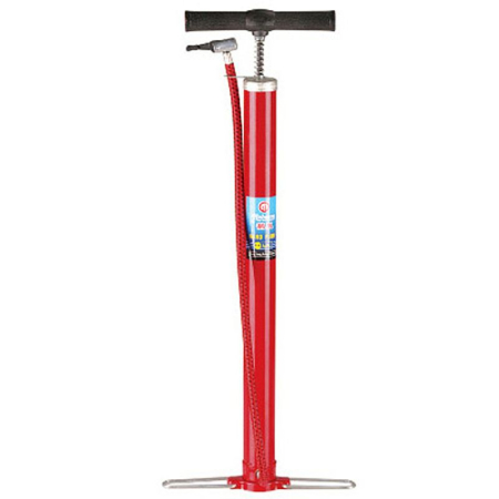 Pompe de umflat - Pompa manuala pentru bicicleta, motocicleta si articole gonflabile, presiune max. 6 bar, furtun 54 cm, 38x500 mm