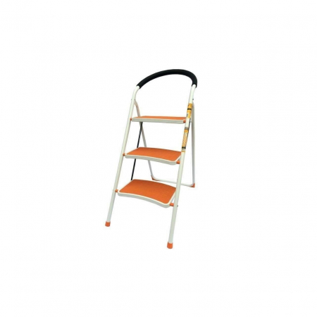 Scari de lucru - Scara otel 3 trepte Strend Pro WR2062K-1, 150 kG, portocalie