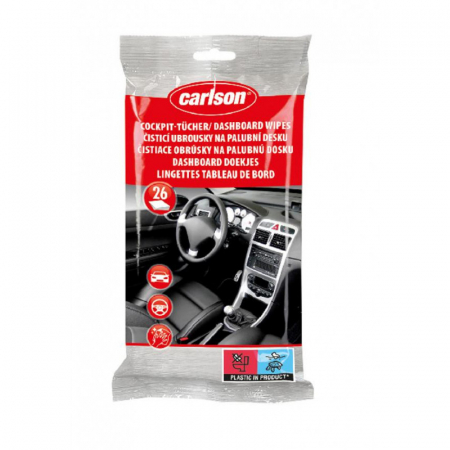 Produse curatare interior auto - Servetele auto umede pentru bord, set 26 bucati