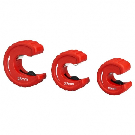Set 3 dispozitive cu role pentru taiat tevi cupru/aluminiu, 15-22-28 mm [2]