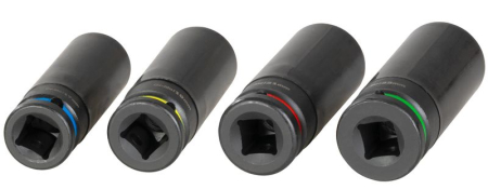 Set 4 chei tubulare, otel CrV, 17/19/21/22 mm, codificate pe culori, rezistente pentru atelier si auto [3]