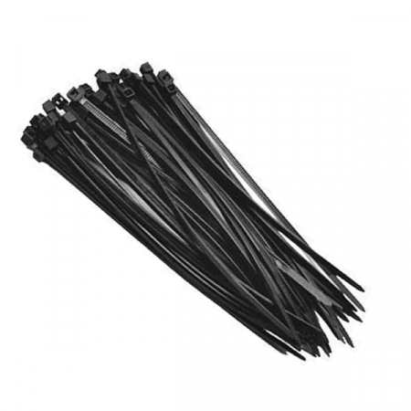 Suruburi, dibluri si accesorii prindere - Set 50 bucati coliere plastic negre, 4.8x500 mm