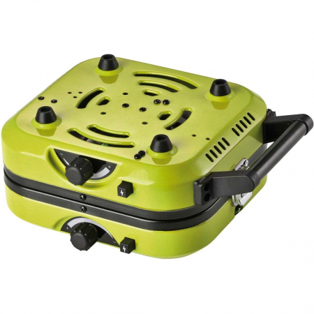 Set aragaz camping portabil si butelie gaz, 2in1, plita si arzator, butelie gaz 230 g [5]