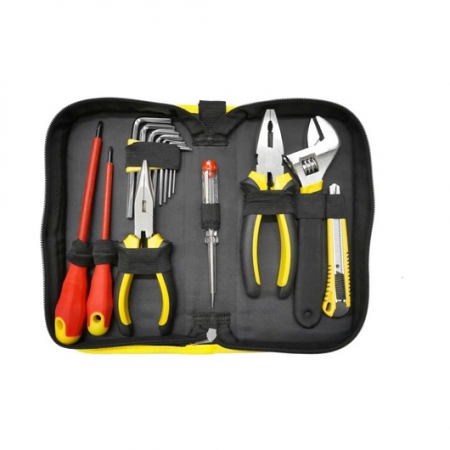 Seturi scule - Set combinat 13 piese, 24x13 cm, in cutie transport cu fermoar