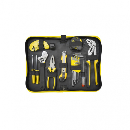 Seturi scule - Set combinat 18 piese, 30 x 17 cm, in cutie transport cu fermoar