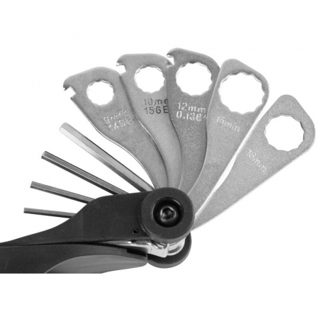 Set complet reparatie bicicleta, chei si petice, 28 buc [1]