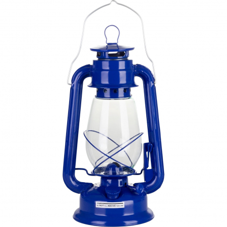Set lampa cu fitil + ulei lampa 1l, culoare albastra, inaltime 30cm [2]
