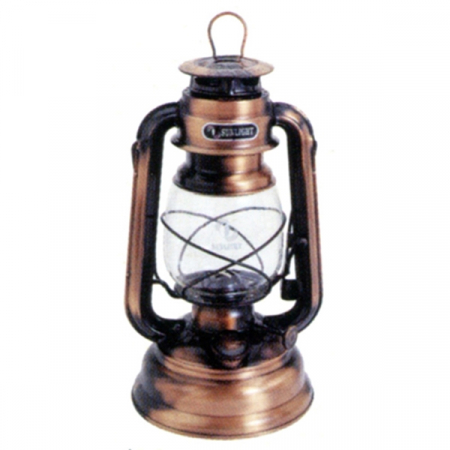 Set lampa cu gaz lampant Cooper Clasic, inaltime 25 cm si Gaz lampant 1l [1]