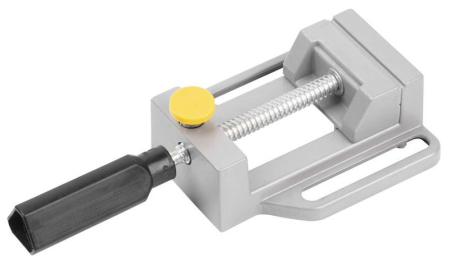 Suport profesional pentru bormasina, stand vertical pentru masina de gaurit, cu clema de colt, reglaj pe inaltime, fixare pe banc de lucru, pentru gaurire precisa la 90 grade [6]