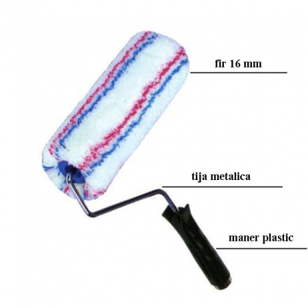 Trafalet pentru zugravit MD3 23 cm, fir 16 mm, diametru tija 8 mm [1]