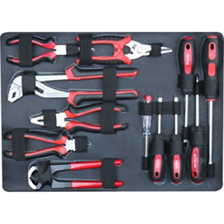 Trusa scule 139 piese, tubulare, chei combinate, imbus, in cutie transport aluminiu, 46x35x13 cm [4]