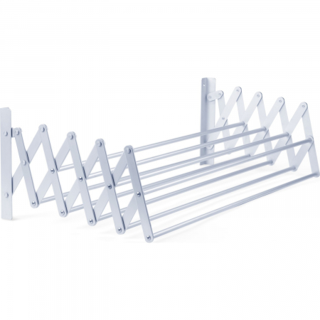 Produse EmagMarketplace - Uscator rufe metalic SGTT Classic MD2, prindere pe perete, extensibil, capacitate uscare 7.2m