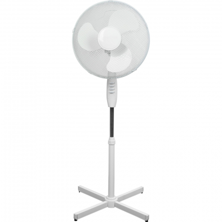 Ventilatoare si racitoare aer - Ventilator cu picior, diametru 40 cm, putere 45 W, max 1.2 m, functie oscilatie 100ﾰ, cablu alimentare 1.7 m, culoare alba