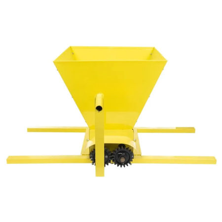 Zdrobitor manual pentru struguri, cuva 20 L, 300-500 kg/h, tamburi din poliamida alimentara, distanta reglabila intre cilindri 2-8 mm [3]