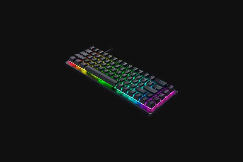 Tastaturi - Tastatura Mecanica Gaming Razer Huntsman V3 HE Magnetic Mini 65% 8KHz, RGB, USB, negru