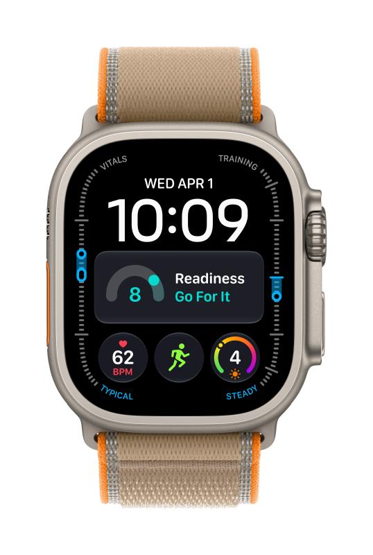 Laptop, Tablete & Telefoane - Apple Watch Ultra 4 GPS + Cellular 49mm Natural Titanium Case with Sand Trail Loop - M/L