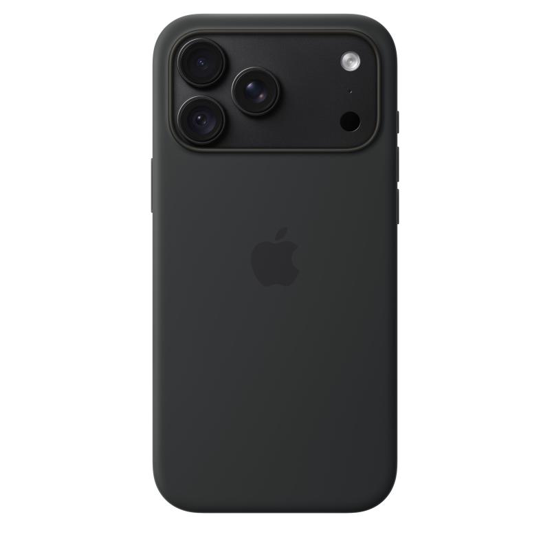 iPhone 18 Pro Max Silicone Case with MagSafe - Black [1]