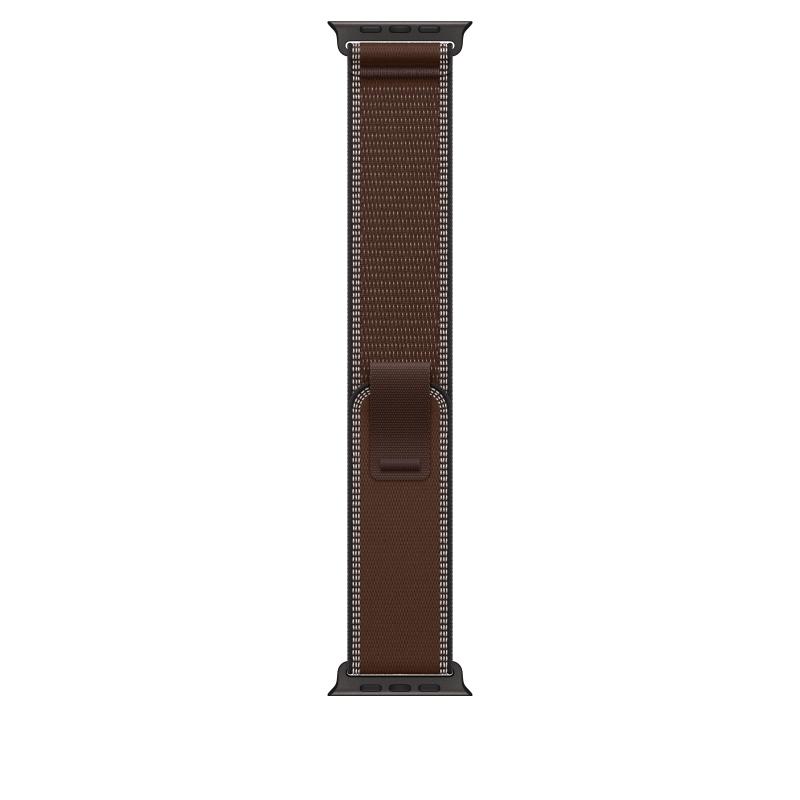 Curea pentru Apple Watch 49mm Dark Umber Trail Loop - M/L - Black Titanium Finish [1]