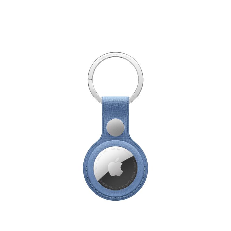 Laptop, Tablete & Telefoane - AirTag FineWoven Key Ring - Wildflower Blue