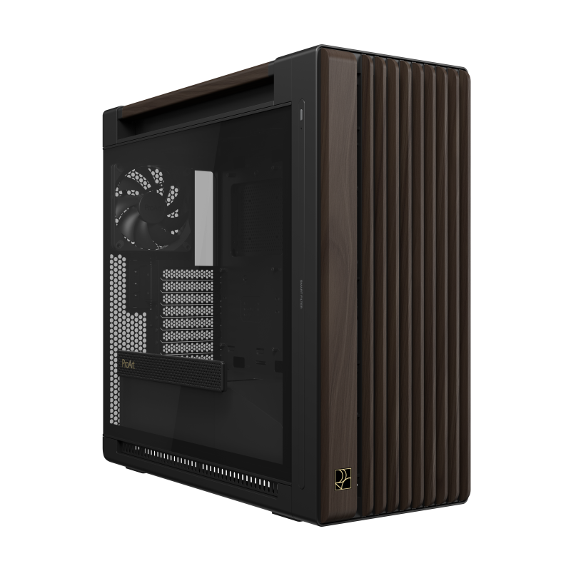 Carcasa ASUS ProArt PA602 Wood Edition, Mid Tower, Black [1]