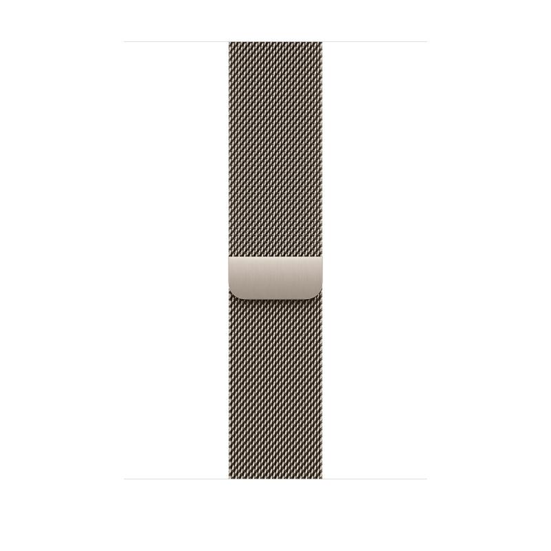 Laptop, Tablete & Telefoane - Curea pentru Apple Watch 46mm Natural Milanese Loop - M/L