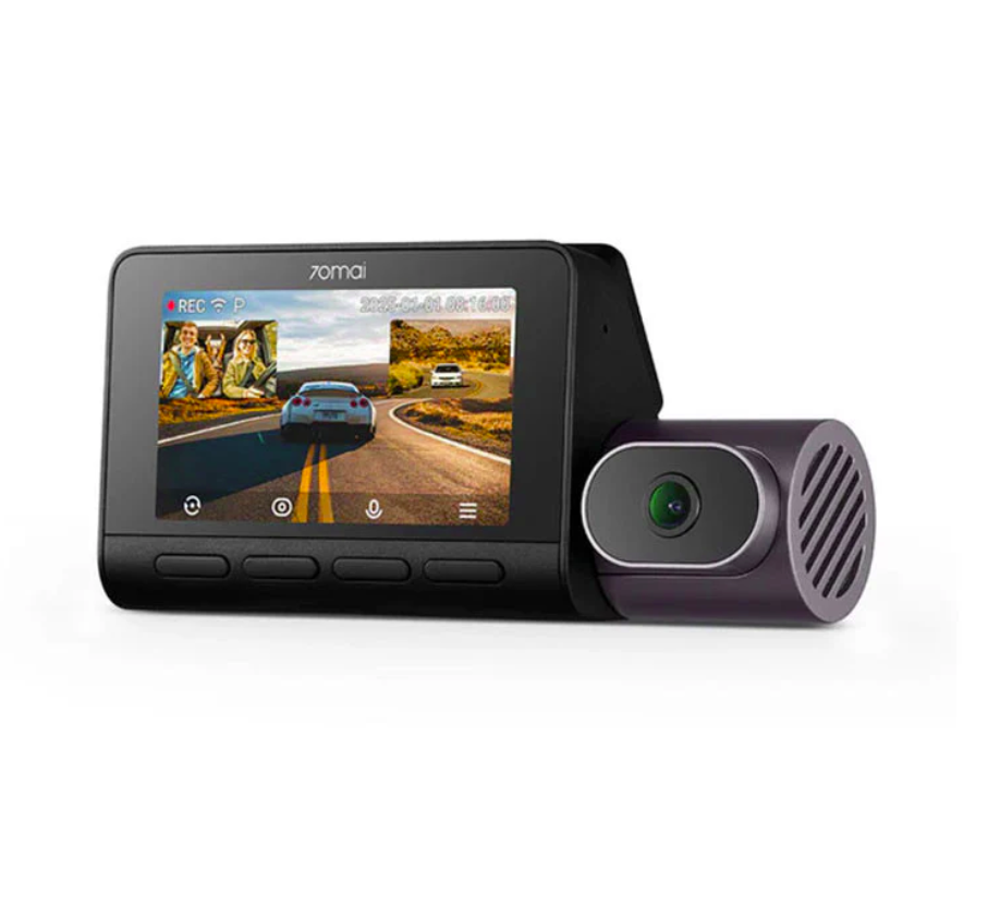 Set 2 camere 70mai Dash Cam 4K T800 cu 3 obiective (fata 4K, interior 1080P) + spate RC24 Full HD, GPS, HDR, ADAS, 128G [2]