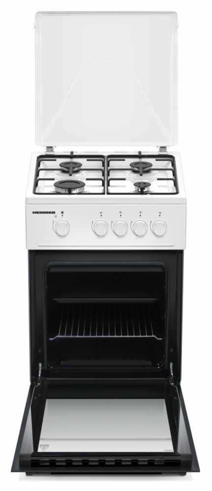 Aragaz gaz Heinner HFSC-K50WH, 4 arzatoare, dispozitiv de siguranta, 50x50 cm, alb [2]