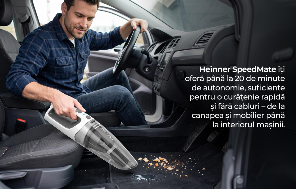 Aspirator de mână HEINNER SpeedMate HHVC-C7.4WHBK [9]