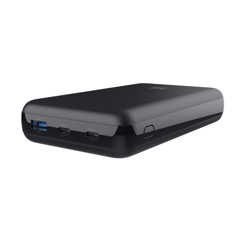 Baterie externa pentru laptop Trust Laro, 100W, interval voltaj 5 V - 20 V, negru [3]