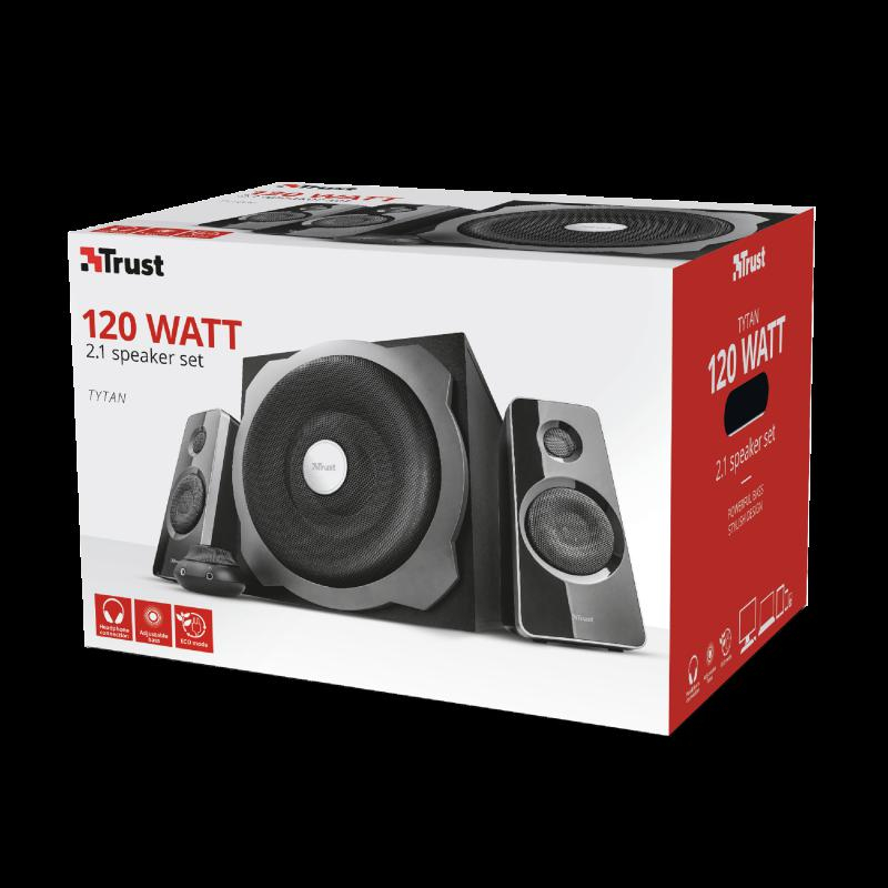 Boxe Stereo Tytan 2.1 Speaker Set - black [6]