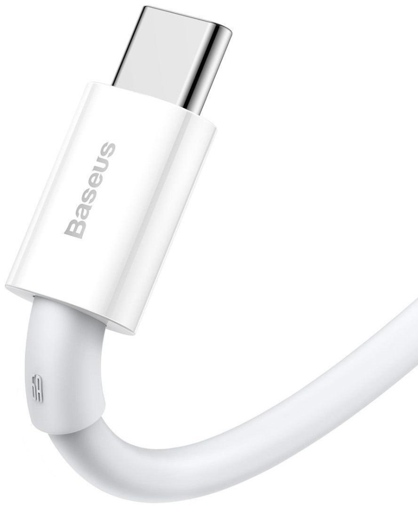Cablu alimentare si date Baseus Superior, Fast Charging Data Cable pt. smartphone, USB la USB Type-C 66W, 2m, alb [3]