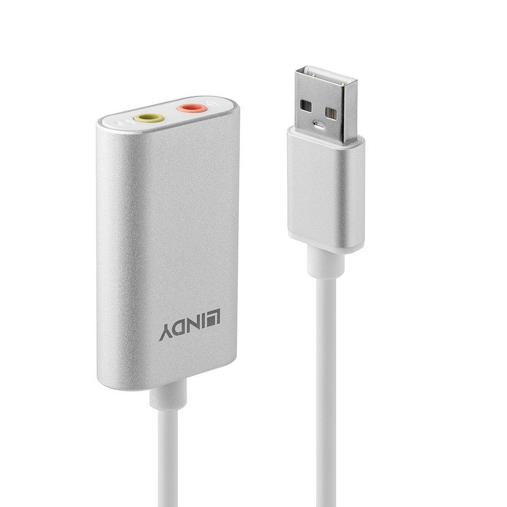 Cablu Lindy USB Type A to Audio Converter, USB A/ USB A, sub 1 metru, Alte culori [3]