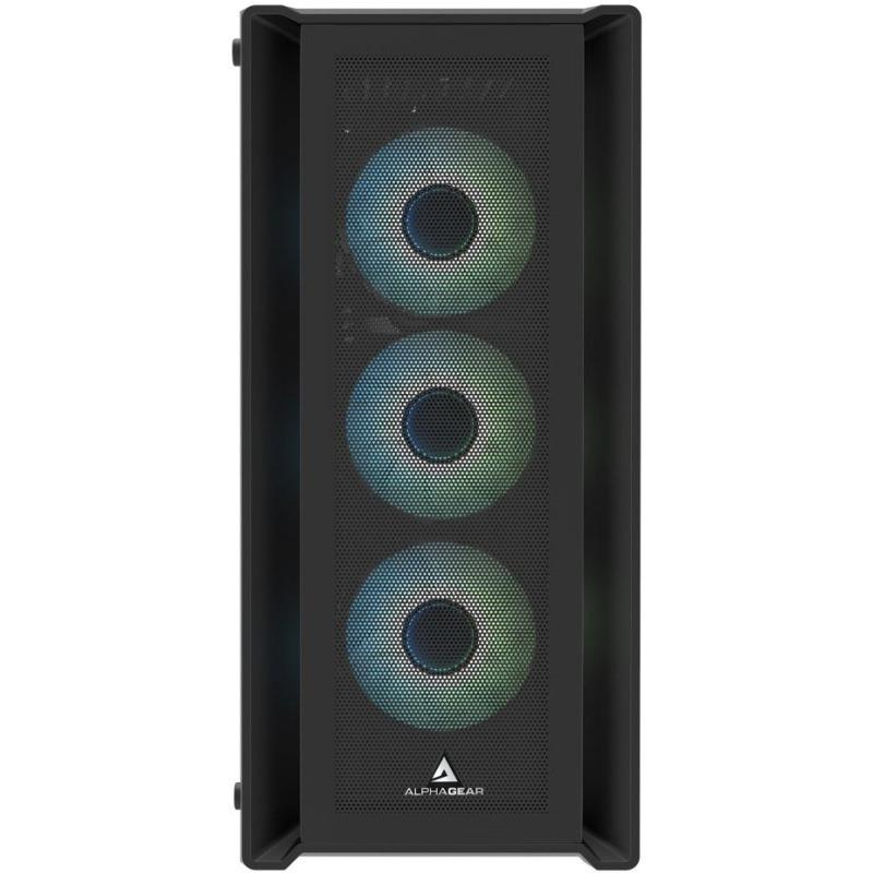 Carcasa ALPHAGEAR Purifier V2, RGB, Mid Tower, Black [3]