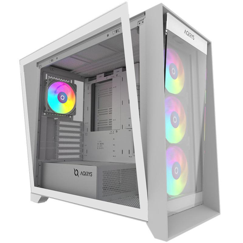 Carcasa AQIRYS XO-1, ARGB, Mid Tower, White [3]