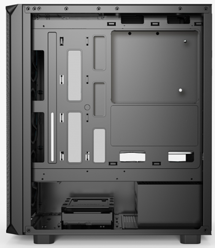 Carcasa gaming Serioux Vanguard, fara sursa, tip middle tower, capac superior cu filtru magnetic de praf, panoul lateral: sticla securizata, sasiu: SPCC 0.5T, USB2.0x2+HD Audio, USB 3.0 x1, porturi re [3]