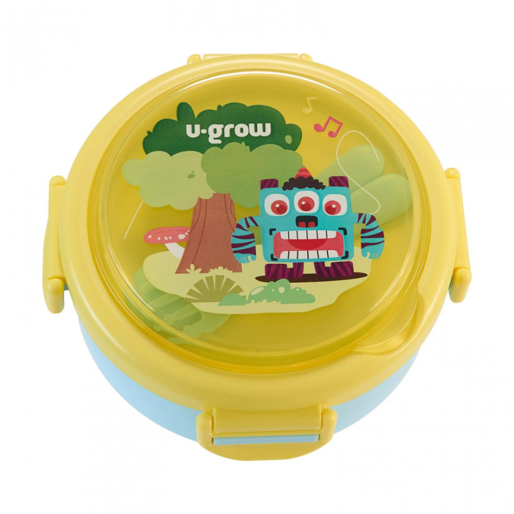 Caserola termica cu lingurita si furculita, blue, U-Grow [2]