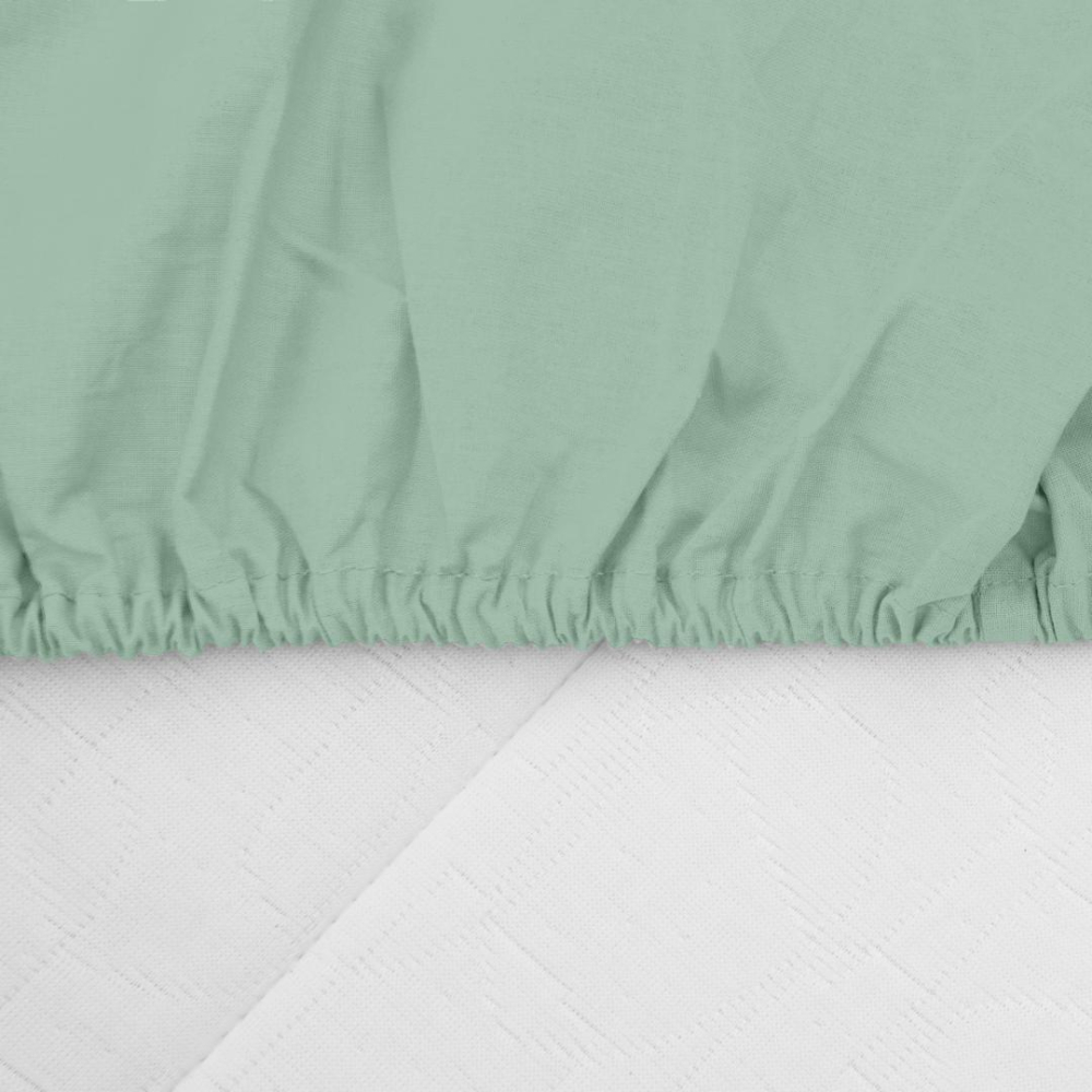 CEARCEAF PAT CU ELASTIC 160X200 CM VERDE [3]