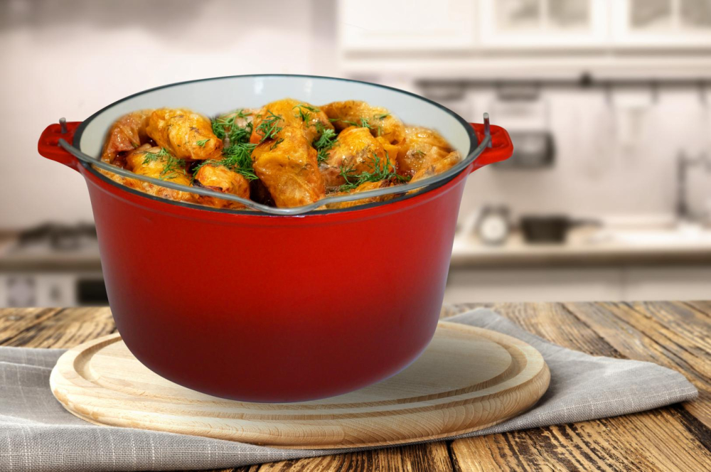 CEAUN DIN FONTA EMAILAT, 25 X 14 CM , 5 L, COOKING BY HEINNER [4]