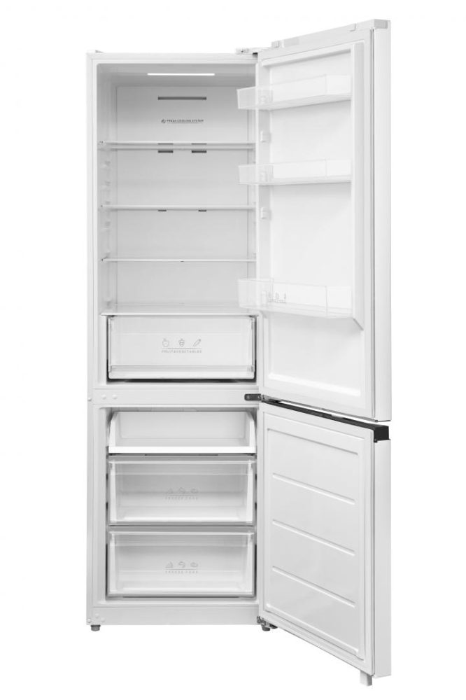 Combina frigorifica HEINNER HCNF-M330INVE++, No Frost, 330 l, Clasa E, Compresor inverter, Alb [2]
