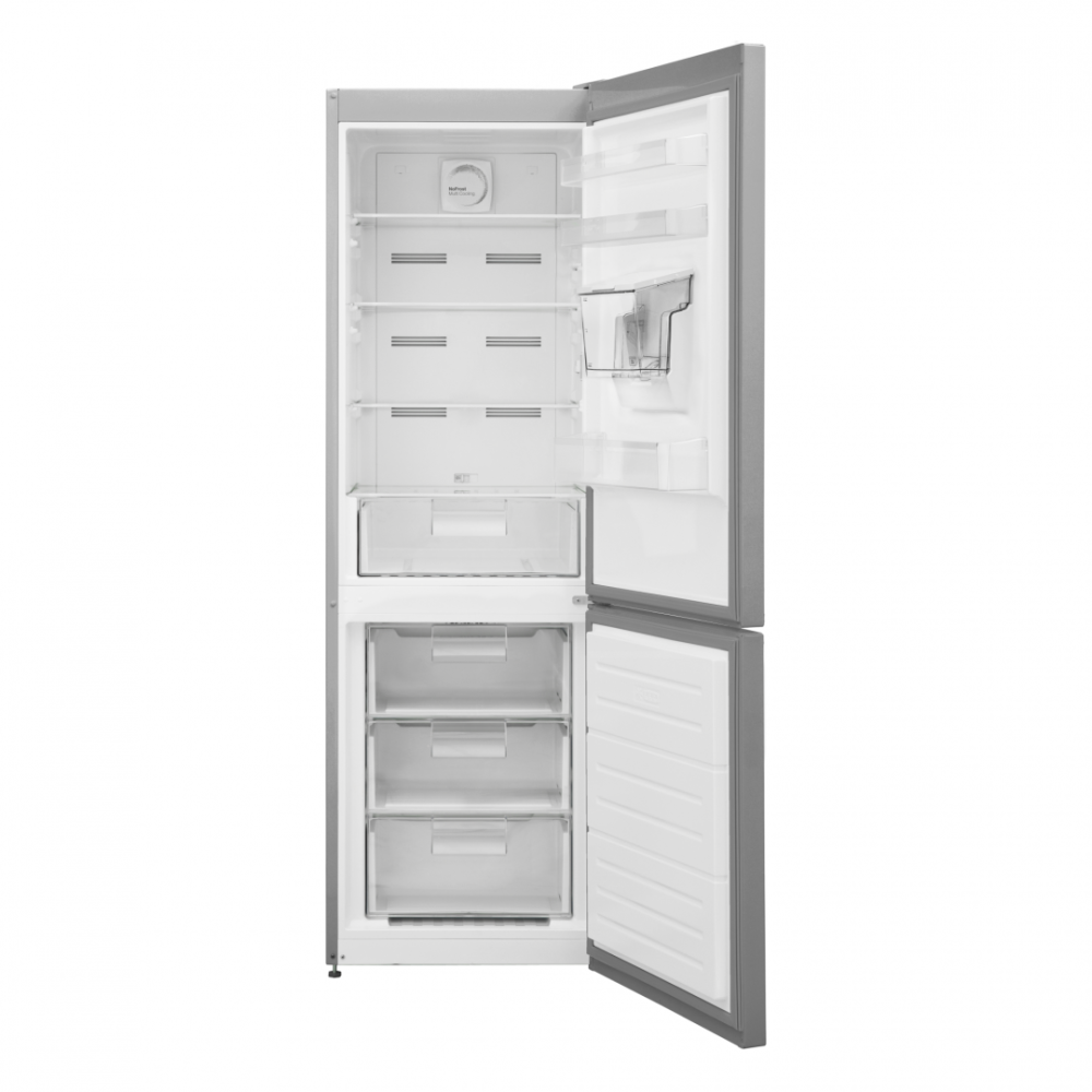 Combina frigorifica HEINNER HCNF-V291SWDE++, No Frost, 294 l, Clasa E, Dozator apa, Argintiu [2]