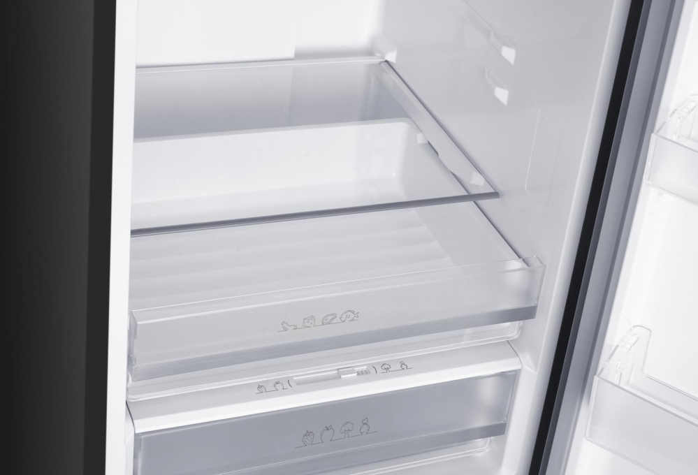 Combina frigorifica HEINNER HCNF-HM400DINVDGE++, No Frost, 400 l, Clasa E, Compresor inverter, Gri antracit texturat [3]