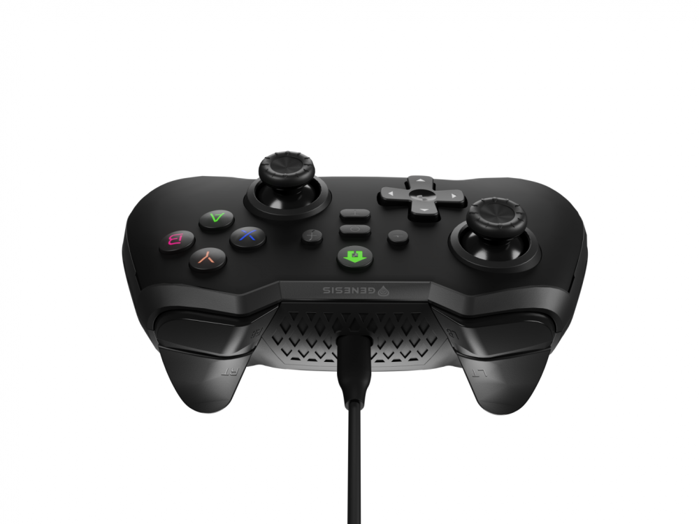Controller cu fir Genesis Mangan 300, interfata USB, 19 butoane, negru [3]