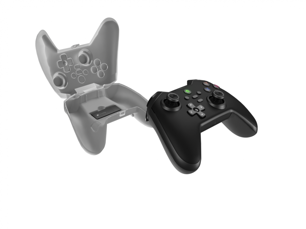 Controller wireless Genesis Mangan 400, tip Analog/Digital, interfata USB, bluetooth, numar butoane 19, lungime cablu 200 cm, acumulator 000 mAh, compatibilitate Android, iOS, MAC, Windows 10,11,7,8,  [3]