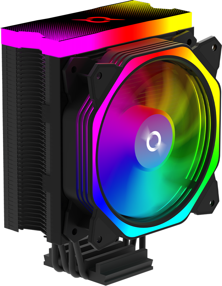 Cooler Procesor AQIRYS URANUS ARGB, Aer, 12 cm, aRGB [3]