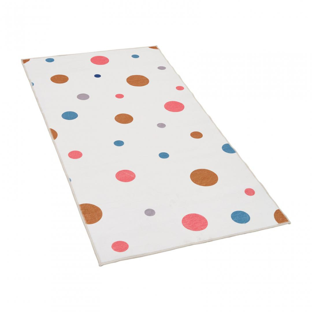 Covor printat, BUBBLE 70x140 cm, lavabil cu spate antialunecare, inaltime fir 3mm [3]