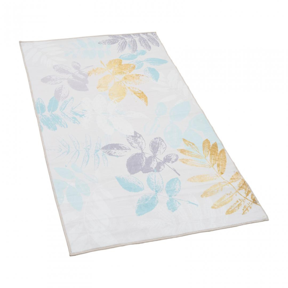 Covor printat, LEAFS 70x140 cm, lavabil cu spate antialunecare, inaltime fir 3mm [3]